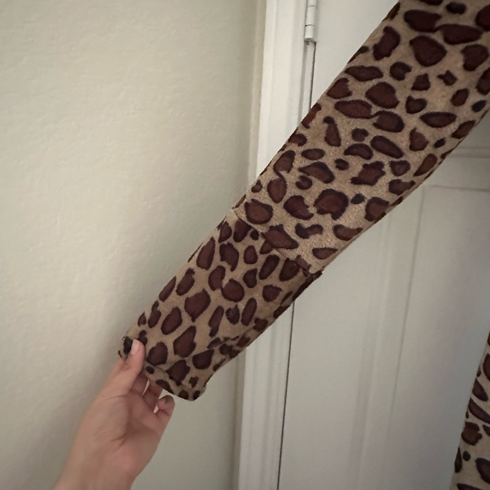 Unbranded Leopard Animal Ears Swing Coat - Picture 5 of 10